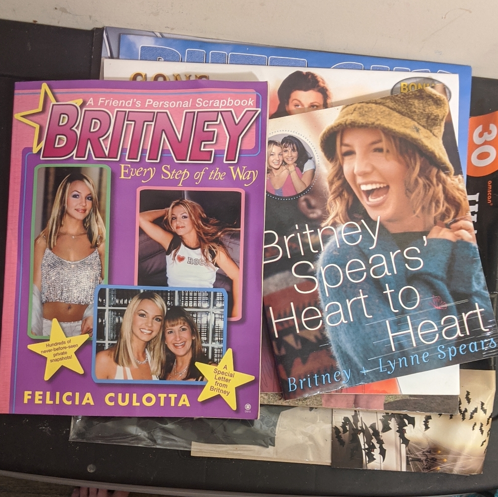 Bundle Britney Spears Books Lynne Spears Felicia Culotta Scrapbook Autobiography